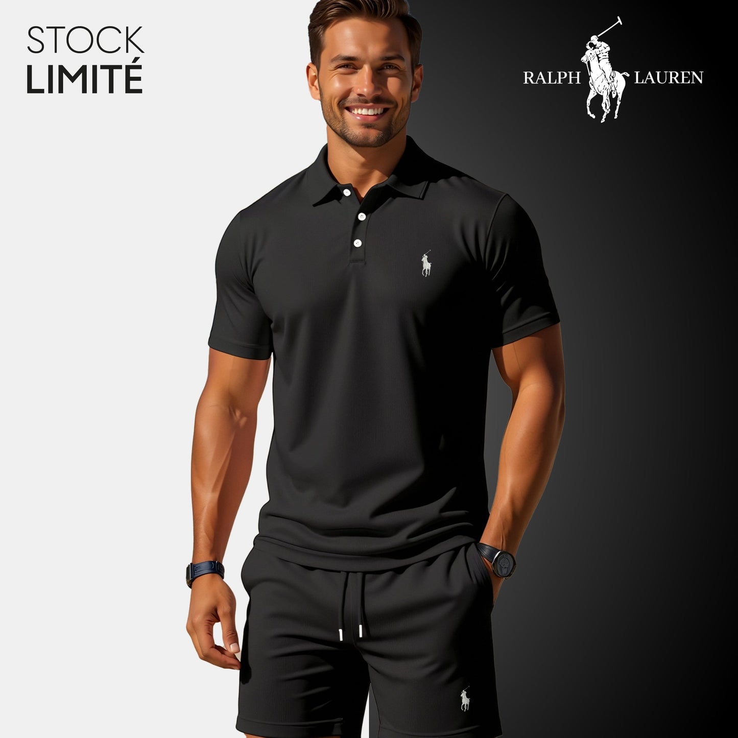 Ensemble Polo & Short Homme – R&L® | Édition Limitée