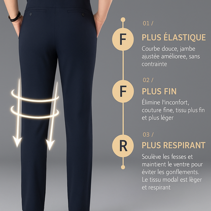 【🔥Prix le plus bas du jour】Pantalon classique à haute élasticité pour hommes