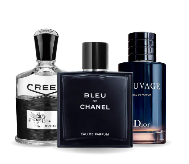 3 Parfums Creed Aventus, Chanel Bleu de Chanel & Dior Sauvage (PAYEZ 1 OBTENEZ 3)