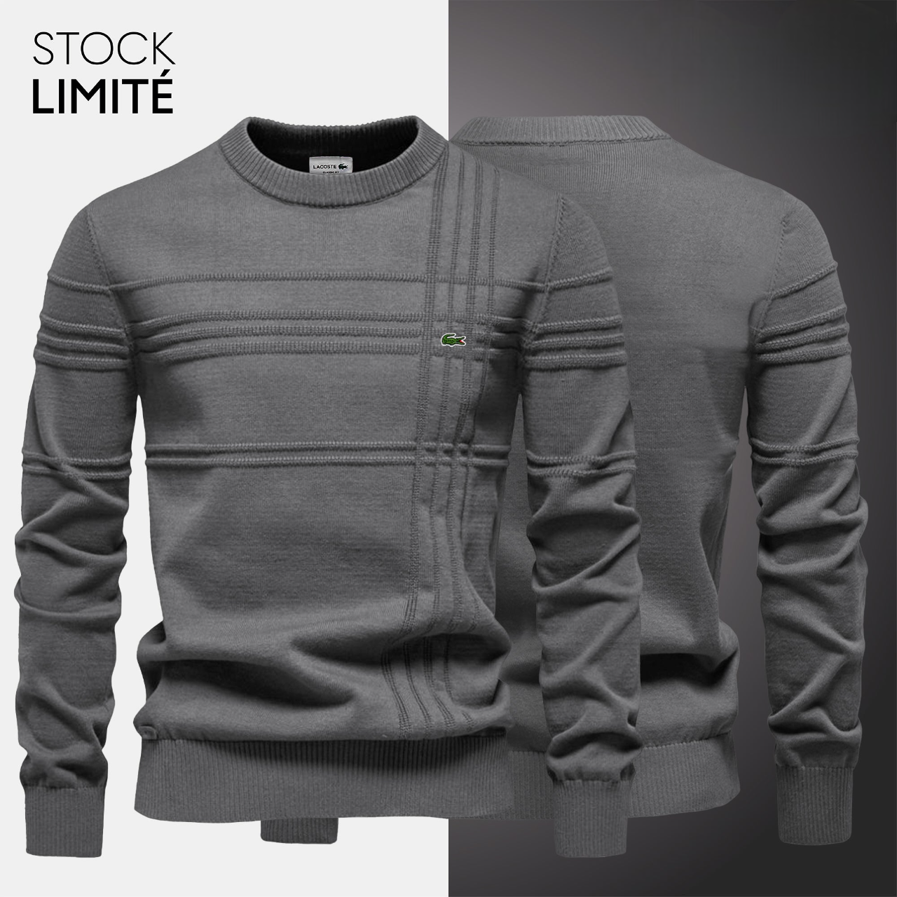 Pull Homme Texturé LC™ (DÉSTOCKAGE)